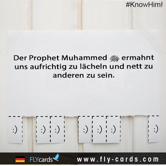 Prophet Muhammad urged us to smile sincerely and be kind to others. 