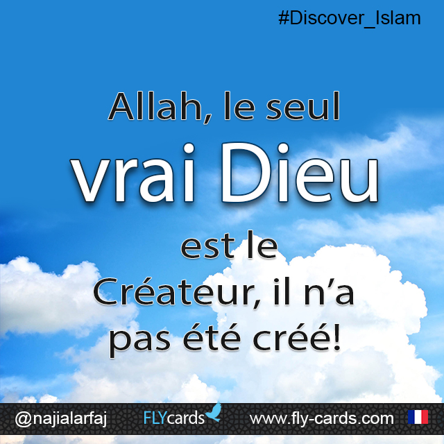 Allah theOne true God is Creator, not created!