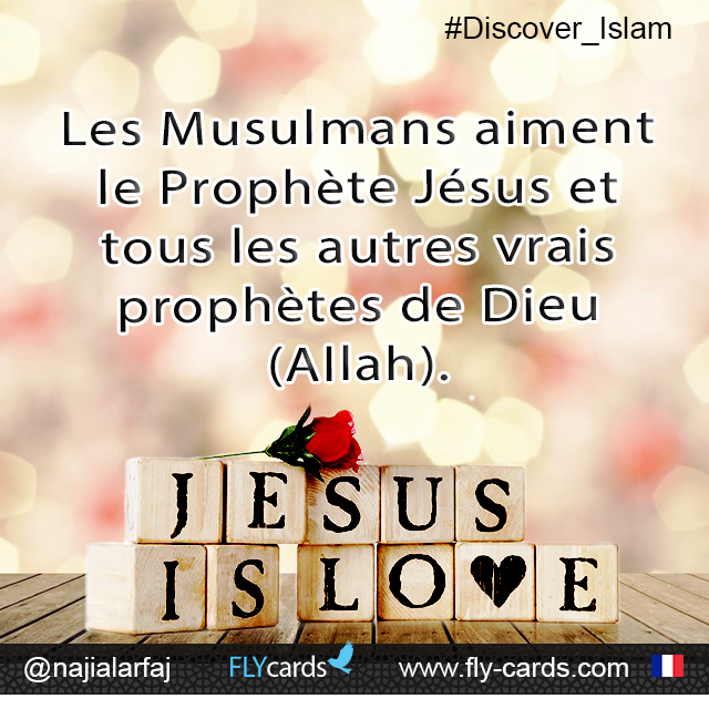 Muslims love Prophet Jesus and the other true Prophets of God (Allah).