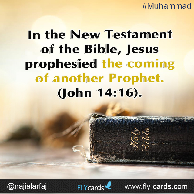 In the New Testament of the Bible, Jesus prophesied the coming of another Prophet.  (John 14:16). 